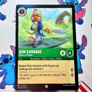 don karnage 71/204 [talespin] - common — disney lorcana: into the inklands